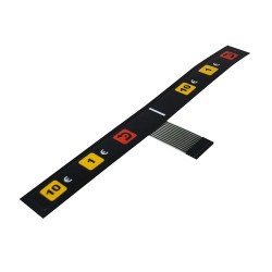 0920010422 Membrane switch keyboard, 6 keys pump E30