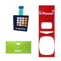 0920008838 Teclado de prefijacion compatible de surtidor E30, 3 teclas
